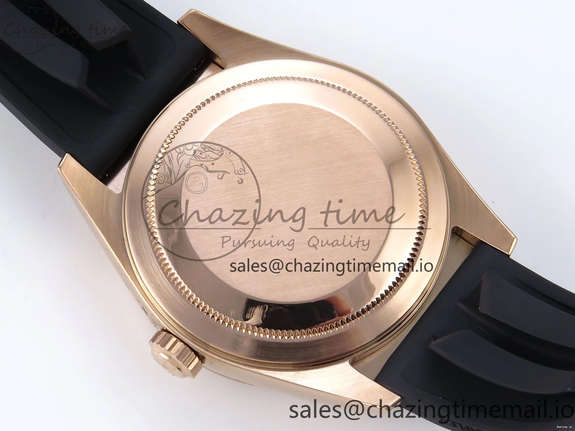 0104 Sky-Dweller 336235 RG ZF 1:1 Best Edition Gray Dial on Oysterflex Strap A23J (Gain Weight) SportInspired 908